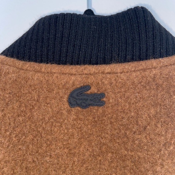 Lacoste L!VE Wool Varsity / Bomber Jacket 1/1 Rare Find UNI - Picture 5 of 11